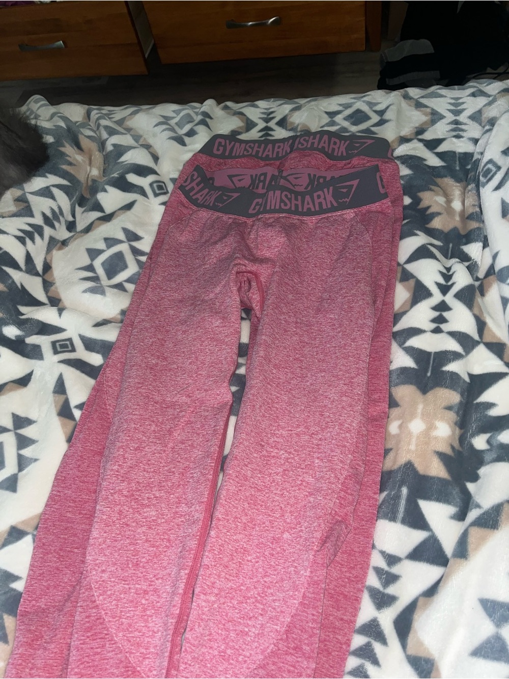 2 pairs Gymshark Pink Active Leggings size small